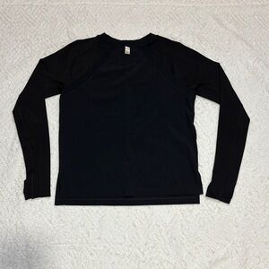Lole Midnight Black Long Sleeve Top